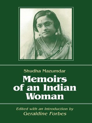 cover image of Memoirs of an Indian Woman